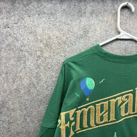 Wicked Emerald City Shirt Womens Small Green Long Sleeve Top Spirit Jersey - Picture 7 of 10